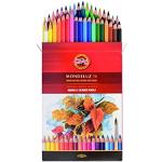 Crayons de couleur Koh-I-Noor marron en lot de 36 