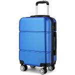 Valises bleu marine en plastique à motif avions à 4 roues à roulettes look fashion en promo 