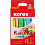 Crayons de couleur Kores rouges en bois 