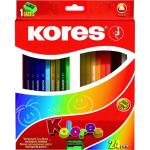 Crayons de couleur Kores multicolores 