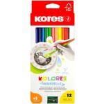 Crayons de couleur Kores marron en promo 