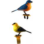 Jouets pour oiseaux en plastique à motif animaux 