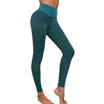Leggings en velours verts en latex à motif panthères Taille 3 XL plus size look fashion pour femme 