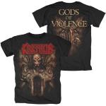 KREATOR Gods of Violence Homme T-Shirt Manches Cou