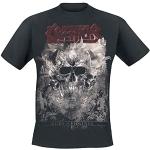 KREATOR Gods of Violence-Skulls Homme T-Shirt Manches Courtes Noir XXL