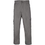 KRISP Pantalon Homme Cargo Militaire Poches Clasique Confortables Coton, Gris, XXL, 3320-GRY-XXL