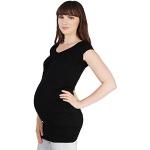 Hauts de grossesse Krisp noirs à manches courtes Taille XL plus size look fashion pour femme 