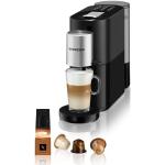Krups Machine à Café Nespresso Atelier XN8908 - Système de Mousse de Lait - Réservoir d'eau de 1 l - Avec Tasses en Verre Nespresso + Capsules - Pression 19 Bar - Noir/Argenté