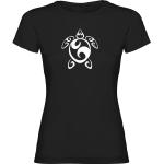 Kruskis Sea Turtle Tribal Short Sleeve T-shirt Noir S Homme