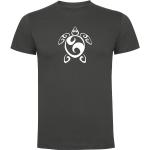 Kruskis Sea Turtle Tribal Short Sleeve T-shirt Gris S Homme