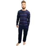 Pyjamas en polaires bleu marine à rayures en polaire Taille 3 XL look fashion pour homme 