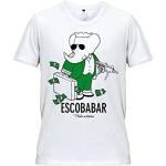 KSS KSS KSS Hommes T-Shirt Escobabar Narcos Série TV Parodie Escobar (XL)