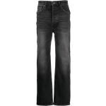 Jeans droits Ksubi noirs à motif New York W24 L29 pour femme en promo 