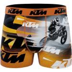 Boxers short KTM orange en microfibre enfant Taille 16 ans 