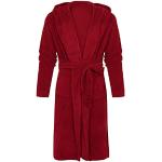 Peignoirs Kimono rouges en satin Taille 3 XL plus size look fashion pour homme 