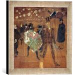 Tableaux de Toulouse-Lautrec Kunst für Alle argentés Moulin Rouge 30x30 