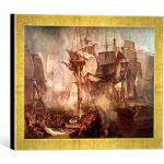 Tableaux de Turner Kunst für Alle dorés Pirates des Caraibes William Turner 30x40 