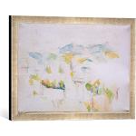 Tableaux de Cezanne Kunst für Alle argentés 40x60 