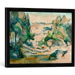 Tableaux de Cezanne Kunst für Alle noirs 40x60 