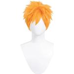 Perruques cosplay orange Bleach look fashion 
