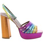 Sandales à talon haut Kurt Geiger multicolores Pointure 41 look fashion pour femme 