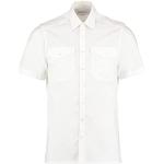 Chemises Kustom Kit blanches Taille XS look business pour homme 