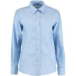 Chemises oxford Kustom Kit bleus clairs Taille XL look utility pour femme 