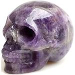 KUYIN Ornements Crystal Crystal Amethyste Skull Qu