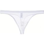 Tangas string blancs lavable en machine Taille S look sexy pour homme 