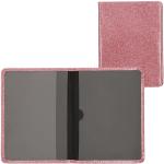 Porte-cartes en cuir kwmobile rose bonbon en cuir synthétique à strass look fashion pour homme 