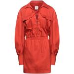 Robes L'Autre Chose rouges en coton à manches longues courtes à manches longues Taille XS pour femme 