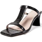 Sandales à talons noires Pointure 33,5 look sportif pour femme 