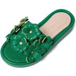 Sandales vertes à motif fleurs Pointure 34,5 look sportif pour femme 