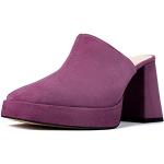 Chaussures montantes violettes Pointure 36 look sportif pour femme 