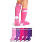Chaussettes antidérapantes multicolores à rayures lot de 5 look sportif pour fille de la boutique en ligne Amazon.fr 