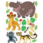 La Garde du Roi Lion Kion, Fuli, Banga, Beshte, ONO, Disney Sticker Adhésif Mural Autocollant 85x65 cm