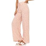 Pantalons fluides La Modeuse roses Taille XL look fashion pour femme 
