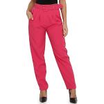 Pantalons taille haute La Modeuse rose fushia Taille S look fashion pour femme 