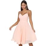 Robes patineuses La Modeuse roses Taille S look fashion pour femme 