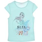 T-shirts à manches courtes turquoise La Reine des Neiges Taille 4 ans look fashion pour fille de la boutique en ligne Amazon.fr 