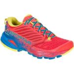 La Sportiva AKASHA - Chaussures trail Femme hibiscus/neptune