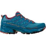 Chaussures de running La Sportiva Akyra bleues en fil filet respirantes Pointure 41 look fashion pour femme 