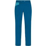 Pantalons de randonnée La Sportiva bleus en coton Taille XXL look fashion en promo 