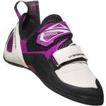 Chaussures de salle La Sportiva Katana blanches en microfibre à lacets Pointure 34 look fashion pour femme 