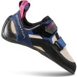 Chaussures de salle La Sportiva Katana beiges en microfibre à lacets Pointure 34 look fashion pour femme 
