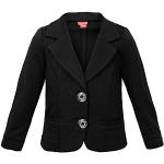 Vestes de blazer noires en coton look fashion pour fille de la boutique en ligne Amazon.fr 