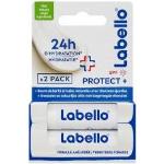 Labello Protect+ Sticks Lèvres SPF15 Lot de 2 x 4,8 g - Blister 2 sticks