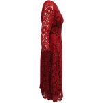 Robes en dentelle vintage de créateur Dolce & Gabbana Dolce rouges en dentelle seconde main midi Tailles uniques look vintage pour femme en solde 