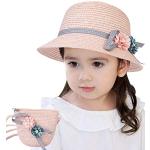 Chapeaux de paille roses en paille look fashion pour fille de la boutique en ligne Amazon.fr 