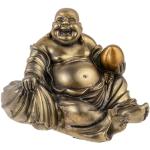 Statuettes en bronze Lachineuse en résine à motif Bouddha de 10 cm 